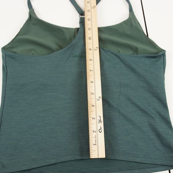 Outdoor Voices Techsweat Move Free Racer Back Tank Green Top Womens Sz M - Picture 6 of 7
